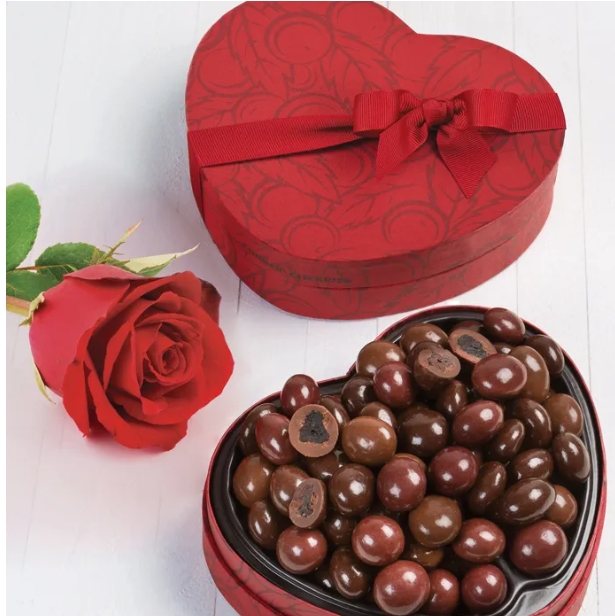 Cherry Quartet Heart Box by Chukar Cherries